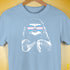 Pride Sloth Transgender Flag Sunglasses Premium Unisex T-Shirt - Baby Blue
